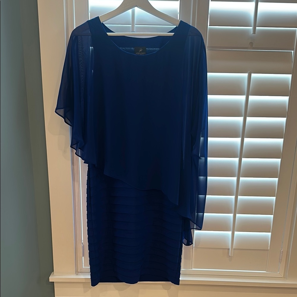 Elegant Blue Women's Dress